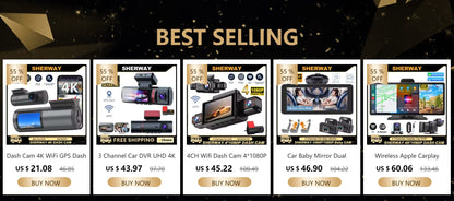 Car Baby Mirror Dual Channel Back Seat Baby Car Camera 1080P with Rear View Car Monitor 6.8'' IPS Screen Kids Pet Night Vision