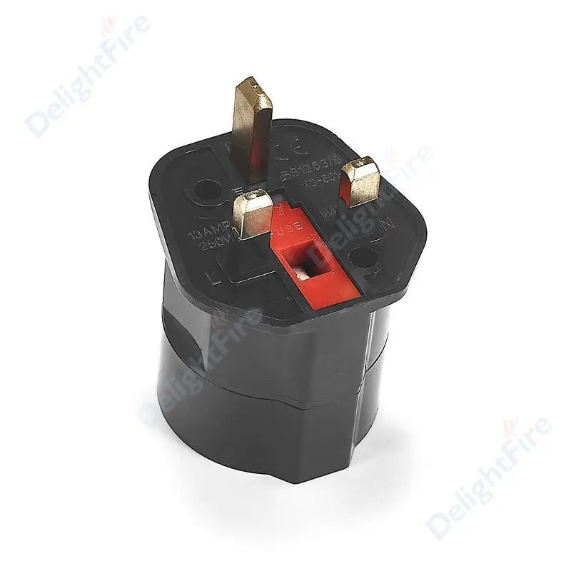European EU To UK Plug Adapter Standard Euro 250V EU Plug To UK Electrical Socket Power Adapter Electrical Socket Outlet