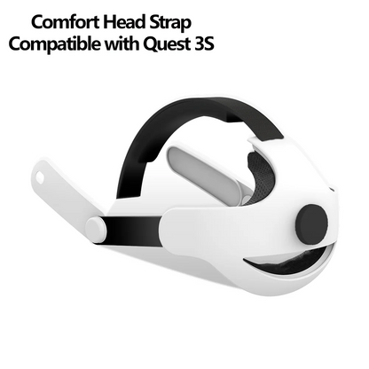 Reversible Elite Headset For Meta Quest 3s Ultra Lightweight Decompression Headset Adjustable Headband VR Headset