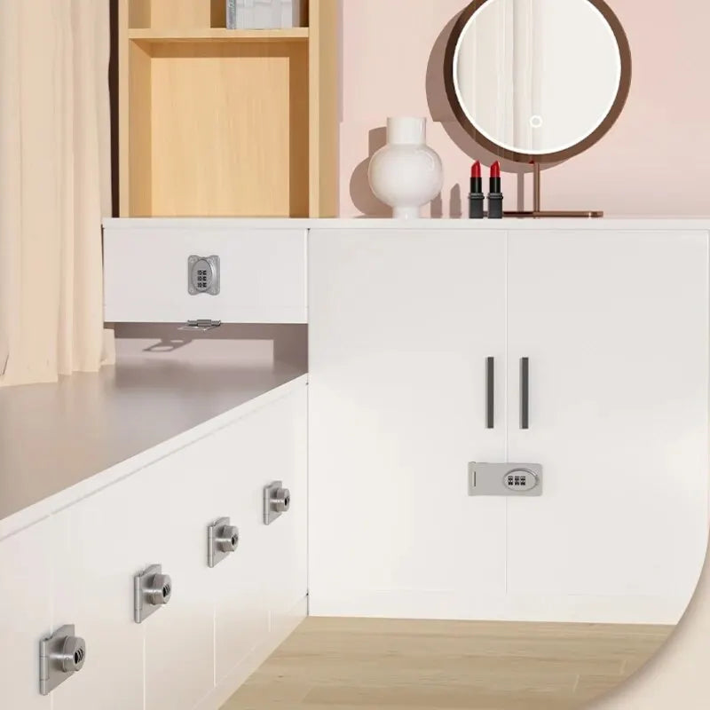 Child Safety Lock Double Opening Cabinet Lock File Cabinet Door Lock Drawer Lock Cabinet Lock Furniture Lock Locker Lock