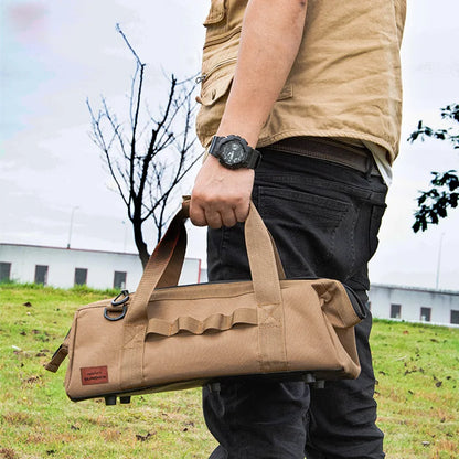 Camping Gear Bag Camping Tool Bag Large Capacity Wide Mouth Storage Tool Bag Water Resistant Gear Bag Sturdy Bottom Tool Bag