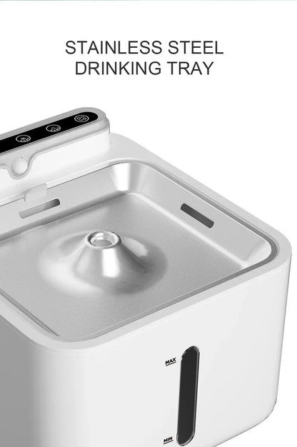 Wow, that's so cool! It's a smart pet water fountain.