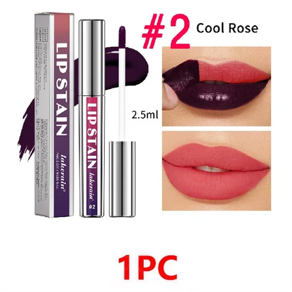 Peel Off Lip Stain Reveal Long Lasting Waterproof Pink Lip Tint Transfer Proof Non-stick Cup Natural Lip Stain Women's Cosmetics