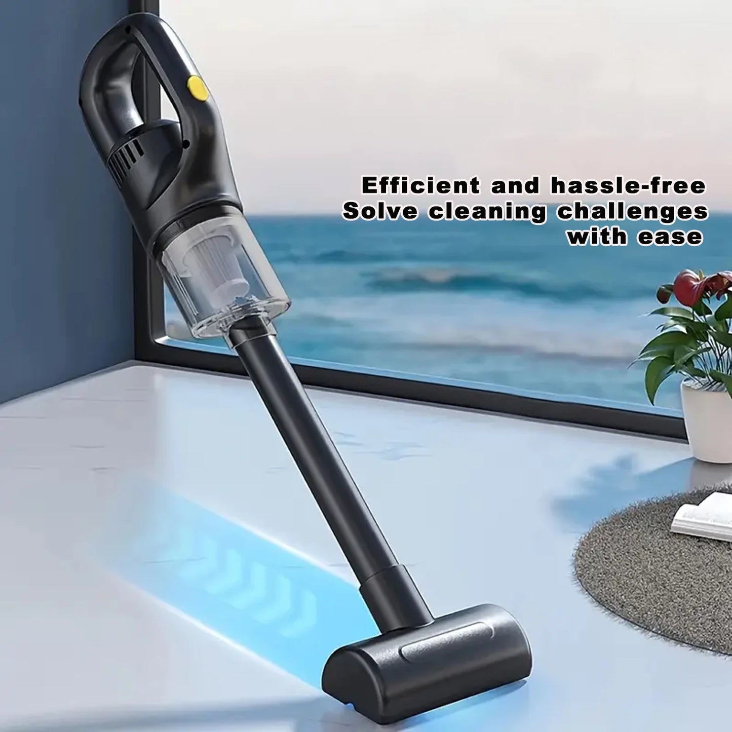 5KPa Cordless Handheld Vacuum - Rechargeable for Pet Hair, Car & Home, Lightweight for Sofa & Office