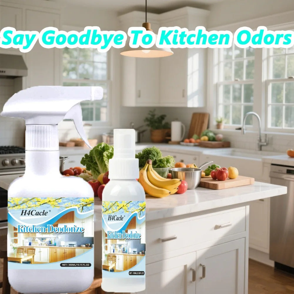 Kitchen Deodorize Spray Permeated By Fragrance Suitable for Kitchen Bathroom Office Car Residue Odor Eliminator for House