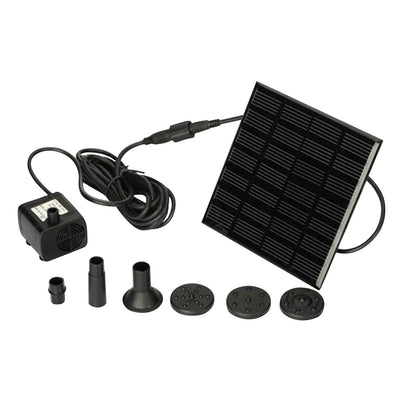 Mini Solar Water Fountain Pool Pond Waterfall Fountain Garden Decoration Outdoor Bird Bath Solar Powered Fountain Floating Water