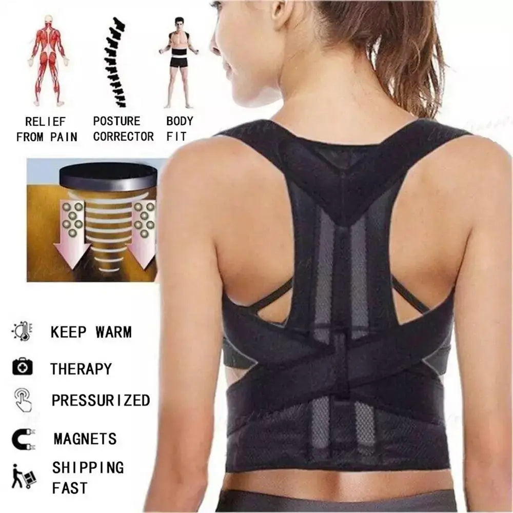 Back Posture Correction Belt Hunchback Corrector Men Women Sitting Posture Adjustable Correction Belt Hunchback Posture Correct