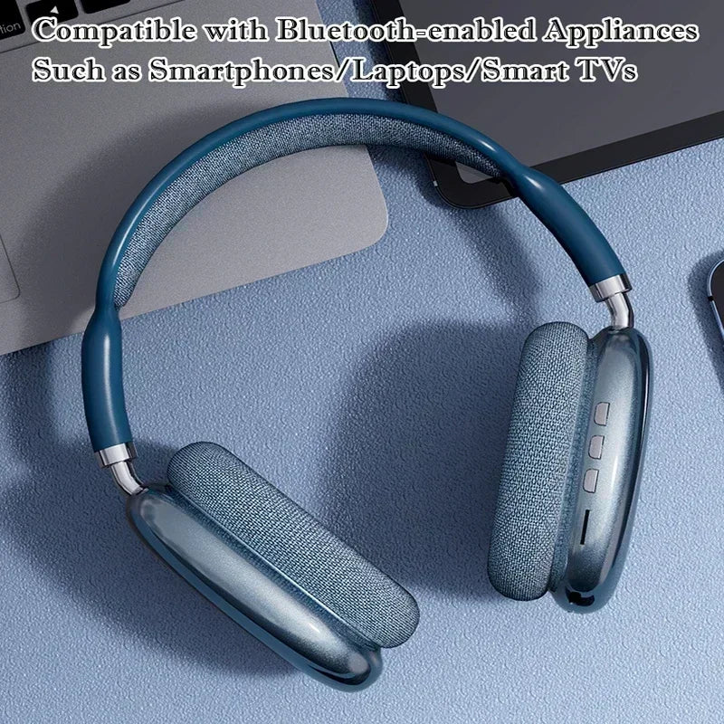 Latest Trend P9 Wireless Bluetooth Headset with Microphone Noise Cancelling Headset Stereo Headset Sports Gaming Headset
