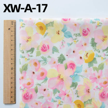 Fabric cotton handmade diy bedding flowers garden flowers pure cotton printing fabric twill cotton fabric sewing
