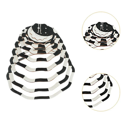 Baby Crib Mobile Black and White Nursery Crib Toy Creative Bed Bell for Ages 0+ Months Boy and Girl Newborn Infants Baby