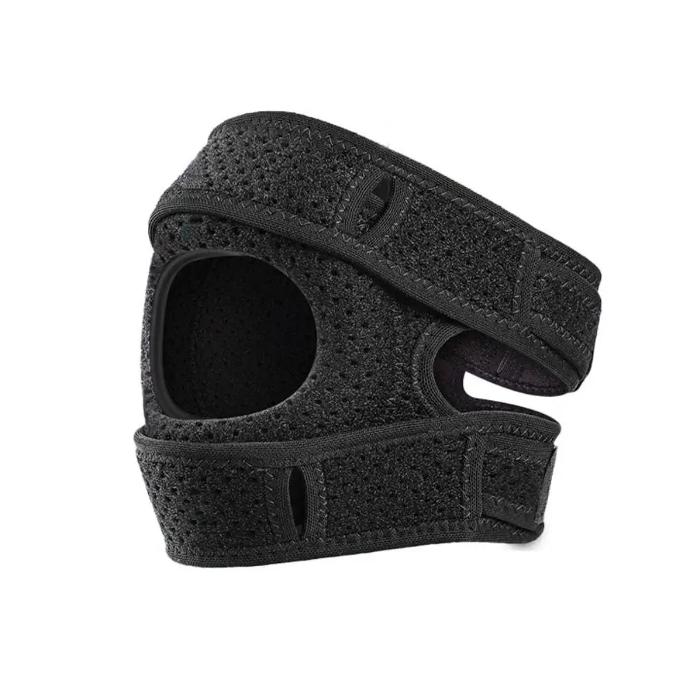 Support Gear Sports Knee Pads Breathable Adjustable Patellar Strap Enhance Joint Stability Comfortable Knee Brace Outdoor Sports