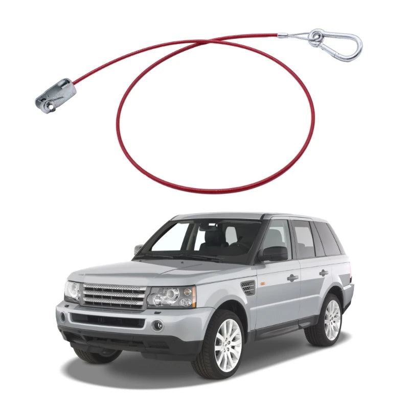 Trailer Dismounting Safety Rope with U shaped Clip and Carabiner Ensure Safe Towing Journey Stainless Steel High Quality