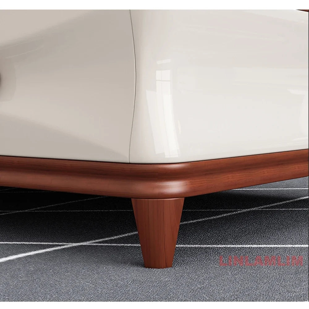 Linlamlim Modern Luxury Living Room Furniture - Coffee Table, TV Stand, and Side Cabinets with Marble Finish and Wooden Accents