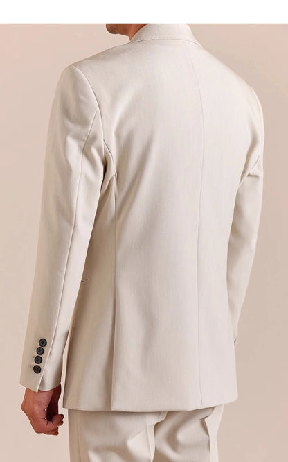 Designer Suit Two Piece Wedding Party Suit Groom Banquet Men Suit Italian Vintage Single Breasted Slim Fit Costume Homme Mariage