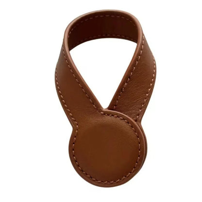 Magnetic Hat Clip Travel Bag Accessories Metal Buckle On Bag Hat Holder For Handbag Backpack Luggage PU Leather Hat Keeper Clip