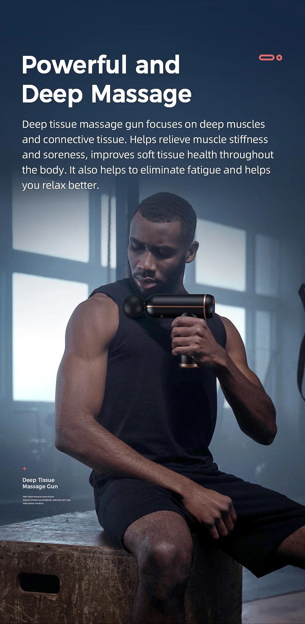 NEW Massage Gun Portable Percussion Pistol Massager For Body Neck Deep Tissue Muscle Relaxation Gout Pain Relief Fitness