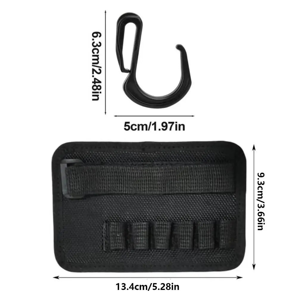 4/6 Hooks Beach Umbrella Hanging Hook Versatile Detachable Sun Umbrella Storage Holder Space-saving Wear-resistant