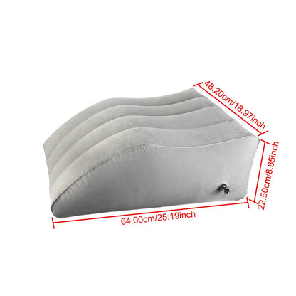 Wedge Pillow Knee Cushion Foot Pillow Elevation Leg Pillows For Travel Camping Sleeping Portable Inflatable Leg Pillow PVC