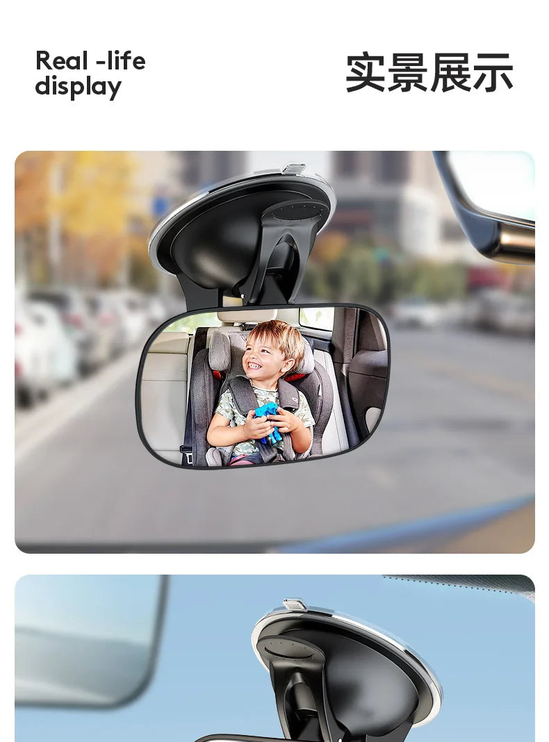 1PCS Car Seat Back Rear View Mirror Adjustable 360 degrees Rotatable Baby Kids Car Safety Rear Back Seat Monitor Rearview Mirror