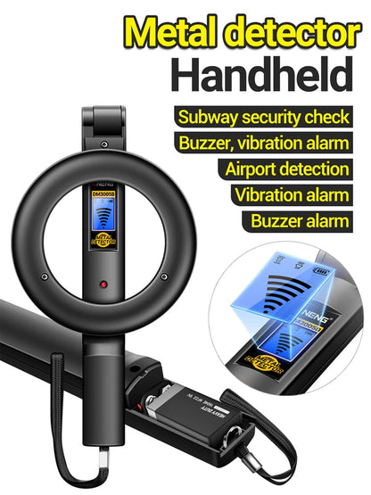 Handheld Metal Detector High Sensitivity Metal Detector Underground Multipurpose Metal Finder Buzzer & Vibration Alarm