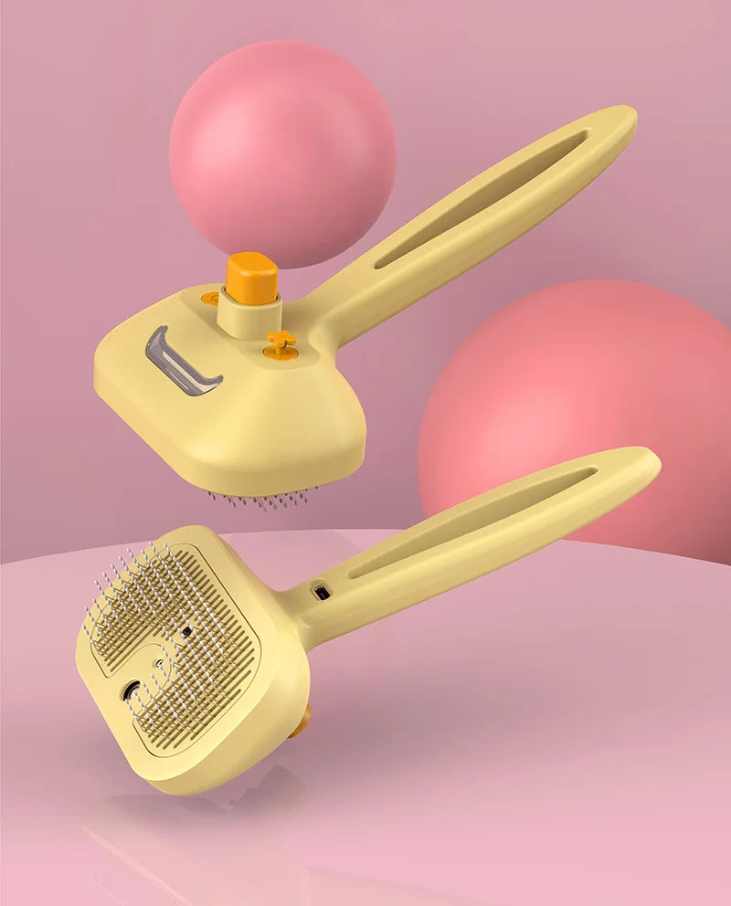 Type-c Rechargeable Pet Spray Disinfection Self-cleaning Comb Pet Massage Comb Steam Brush for Hair Care