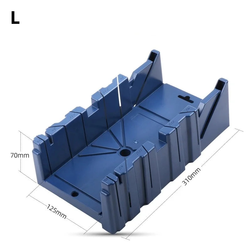 Multifunctional Woodworking Miter Saw Box Miter Saw Holder Saw Storage 45/22.5/90° Plastic Saw Box Medium Miter Saw Cabinet