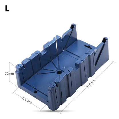 Multifunctional Woodworking Miter Saw Box Miter Saw Holder Saw Storage 45/22.5/90° Plastic Saw Box Medium Miter Saw Cabinet