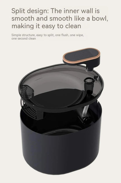 1 Silent Smart Pet Water Fountain, With Filter, Automatic Power-off, 3L Automatic Water Dispenser for Cats and Small Medium Dogs