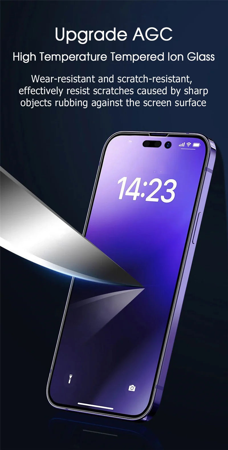 1-3 Pcs Anti Blue Light Privacy Tempered Glass for iPhone 15 Pro Max 14 Plus 13 12 Mini 11 Eye Protection Clear Screen Protector