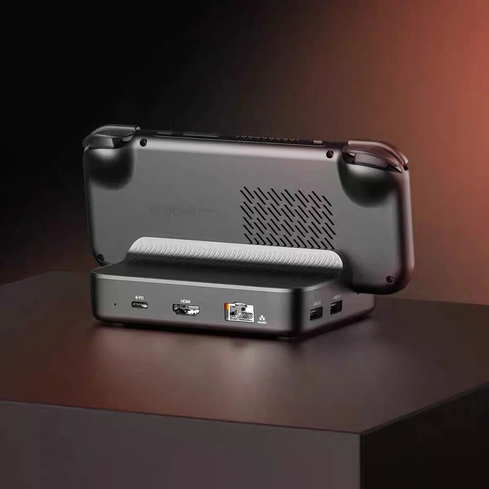 7-In-1 Charging Dock for Retroid Pocket 5 Charger Dock Station PD Charging HDMI-Compatible 3*USB3.0 2*USB2.0 for RP5 RP4 Pro RP4