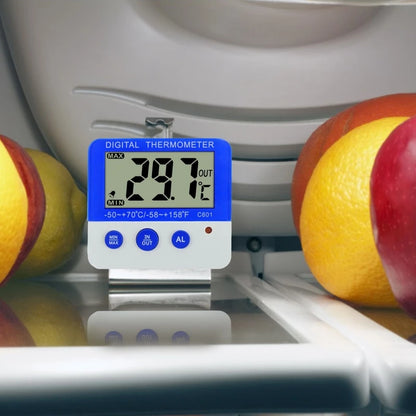 Refrigerator Fridge Thermometer for Indoor Outdoor Freezer Room Thermometer Dropship