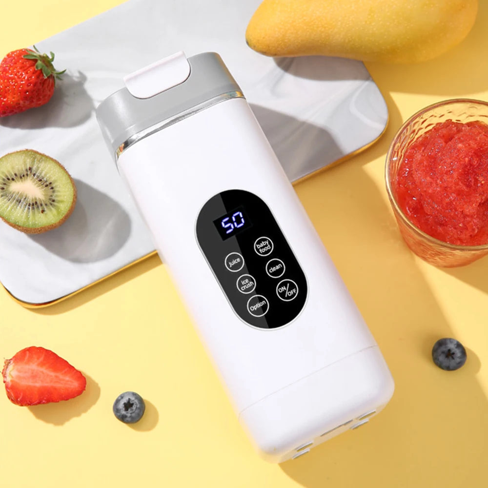 Portable Juicer Mini Electric Blender Multifunction Juice Maker Machine Fruit Mixers Extractors Smoothies Mixer 12 Blades