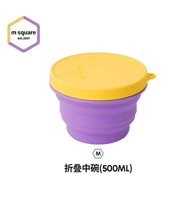 Silicone Bowl Foldable with Lid Camping Baby Travel Portable Round Large Food Container Heat Resistant Salad Bowl