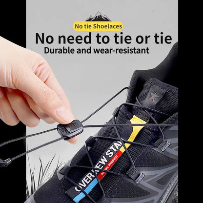 New Quick Lace Kit No Tie Round Tennis Shoe Laces Without Ties Adult Kids Quality Running Sneakers Shoelaces for Shoe Accessorie