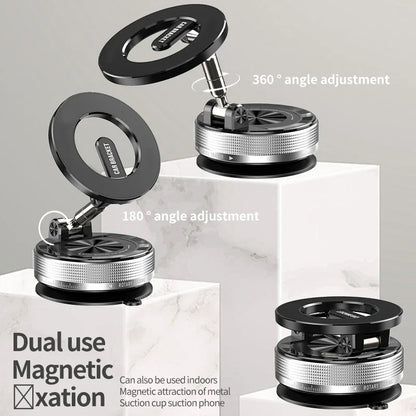 Magnetic Car Phone Holder Mount Vacuum, 360-degree Rotating for Iphone 15 14 13 12 Pro Max Phone Holders & Stands