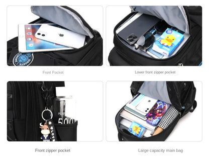 School Rolling Backpacks School bags for Boys Trolley bag with Wheels Waterproof Orthopedic School Bag Student Wheeled Backpack