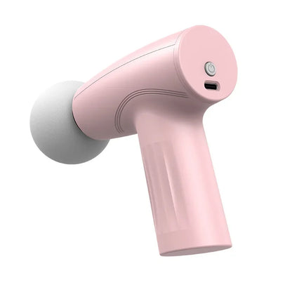 Portable Mini Pink Muscle Massage Gun Deep Tissue Handheld Healing Fascia Gun