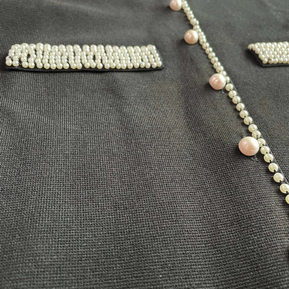 Women Black Knit Dress Sleeveless Round Neck Fashion Elegant Party Maxi Dresses