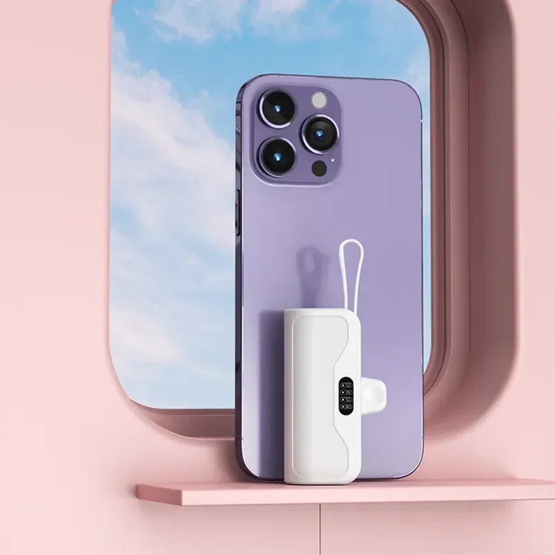 Mini Portable Power Bank 30000mah External Battery Plug and Play Power Bank Type C Fast Power Bank for Xiaomi Huawei Iphone 2024