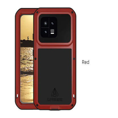 Love Mei Phone Case for Xiaomi 15 14 13 Pro 11 Silicone Military Grade Metal Protective Case Shock Proof Dust Proof Cover