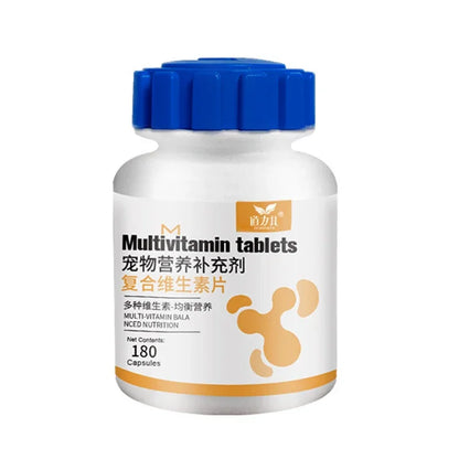 NEW Pet Multivitamin Supplements Beautiful Hair, Improve Immunity, Balanced Nutrition Health Products for Dogs and Cats