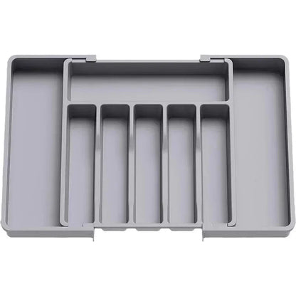 1Pcs Expandable Cutlery Drawer Organizer, Adjustable Kitchen Utensil Tray Set, Compartment Flatware Storage Divider,storage