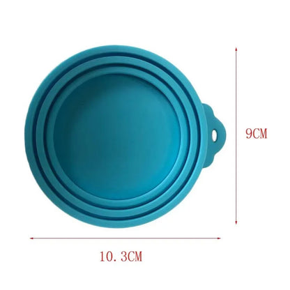 Silicone Canned Lid Sealed Feeders Food Can Lid For Puppy Dog Cat Storage Top Cap Reusable Cover Lid Health Pet Daily Supplies