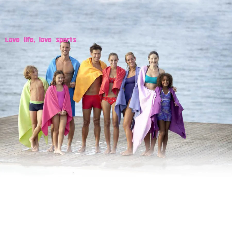 Beach Towel Oversized,Thick Sand Free Microfiber Quick Dry Towel 31.5”x71”, Super Absorbent Soft Swim BeachTowels for Men, Women