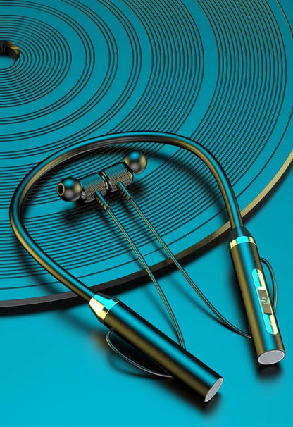 Wireless Headphones Bluetooth 5.0 Neckband Earphones Silicone Hifi 9D Stereo Sports Headset Halter Waterproof Magnetic Earbuds