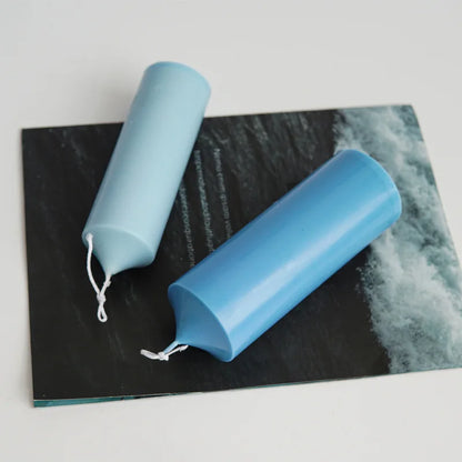 Spire Cylindrical Plastic Candle Mold DIY Geometric Conjoined Church Top Candles Making Supplies DIY Retro Church Wedding Decor