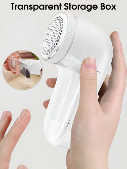 Electric Lint Remover For Clothes Fuzz Pellet Sweater Fabric Hair Ball Trimmer Portable Rechargeable Detachable Cleaning