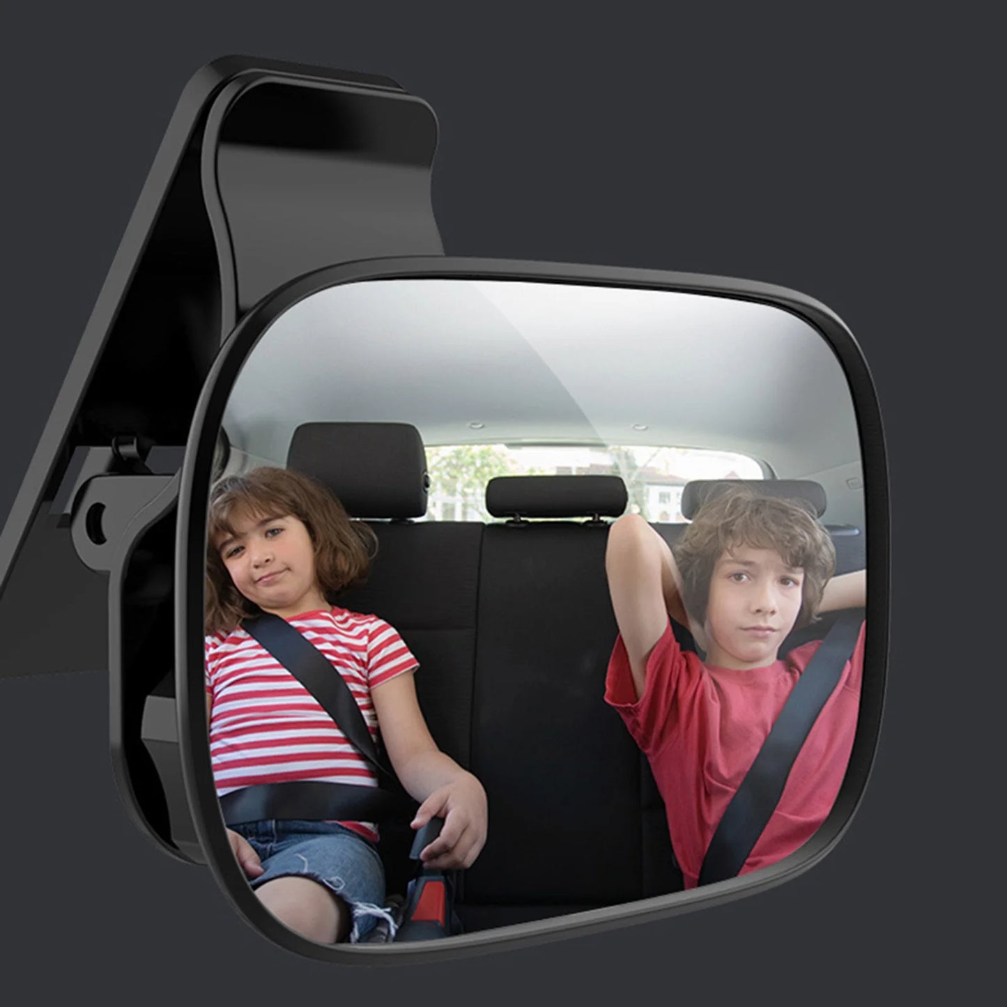 Car Facing Rear View Blind Spot Mirror Easy Assembled Crash Tested Car Seat Mirror HD Mirror for Cars Trucks SUVs