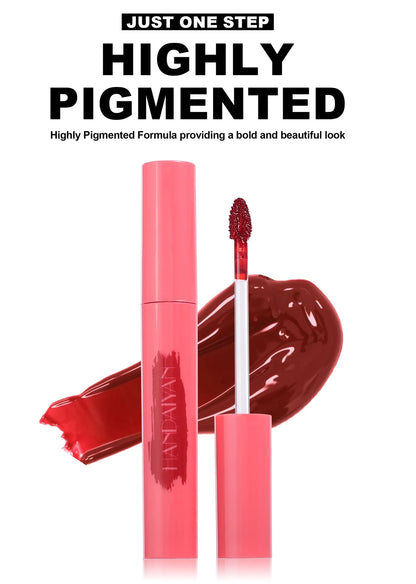 Handaiyan Lip Gloss Longlasting Lip Liner Brown Lipstick Liquid Matte Waterproof Lipgloss Lip Stain Tint Glaze Makeup