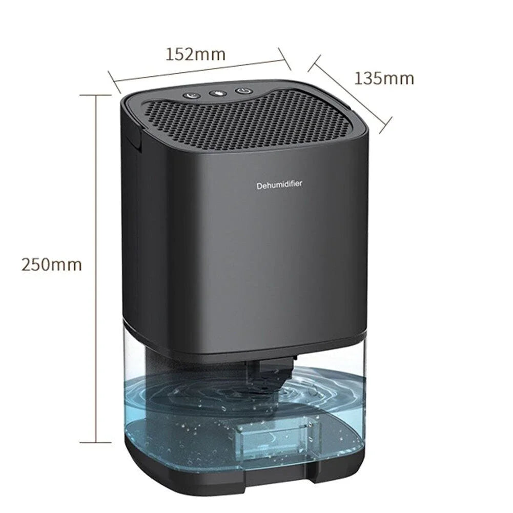 Smart Air Purifier Portable Silent Dehumidifier Home Dehumidifier Dryer Bedroom Office Kitchen Deodorizer Dryer EU/US Plug